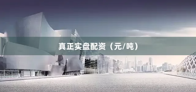 真正实盘配资（元/吨）